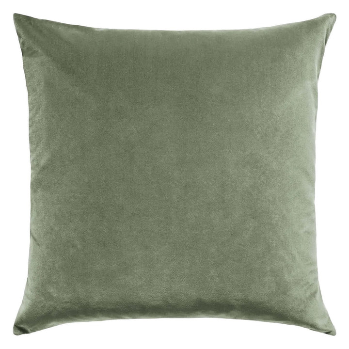 Etro Velvet & Linen Cushion & Insert | Eucalypt | 50x50cm