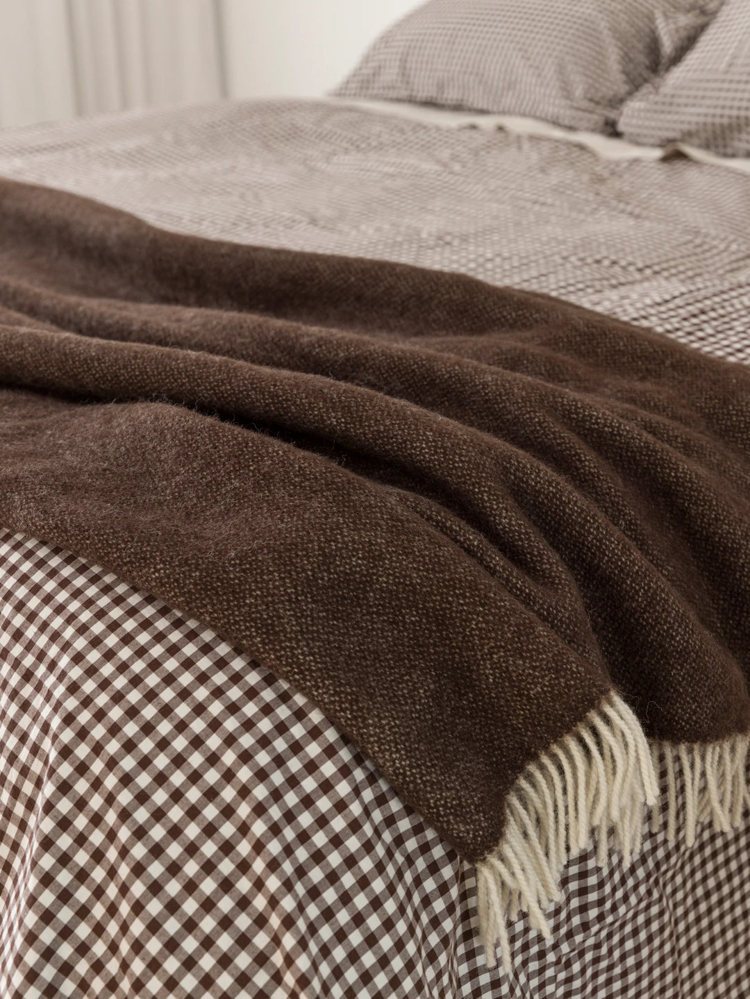 Cocoa Wool Throw | 130x180cm