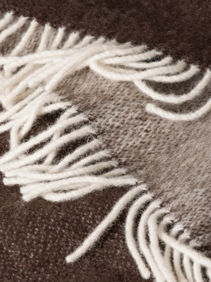 Cocoa Wool Throw | 130x180cm