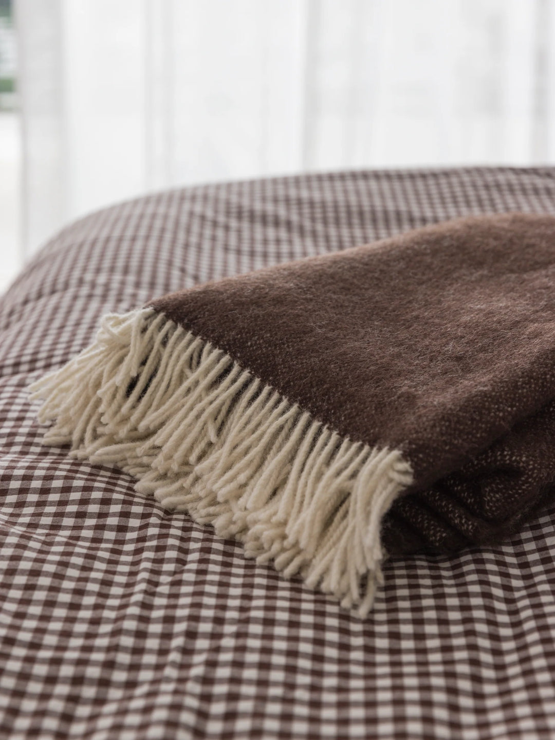 Cocoa Wool Throw | 130x180cm