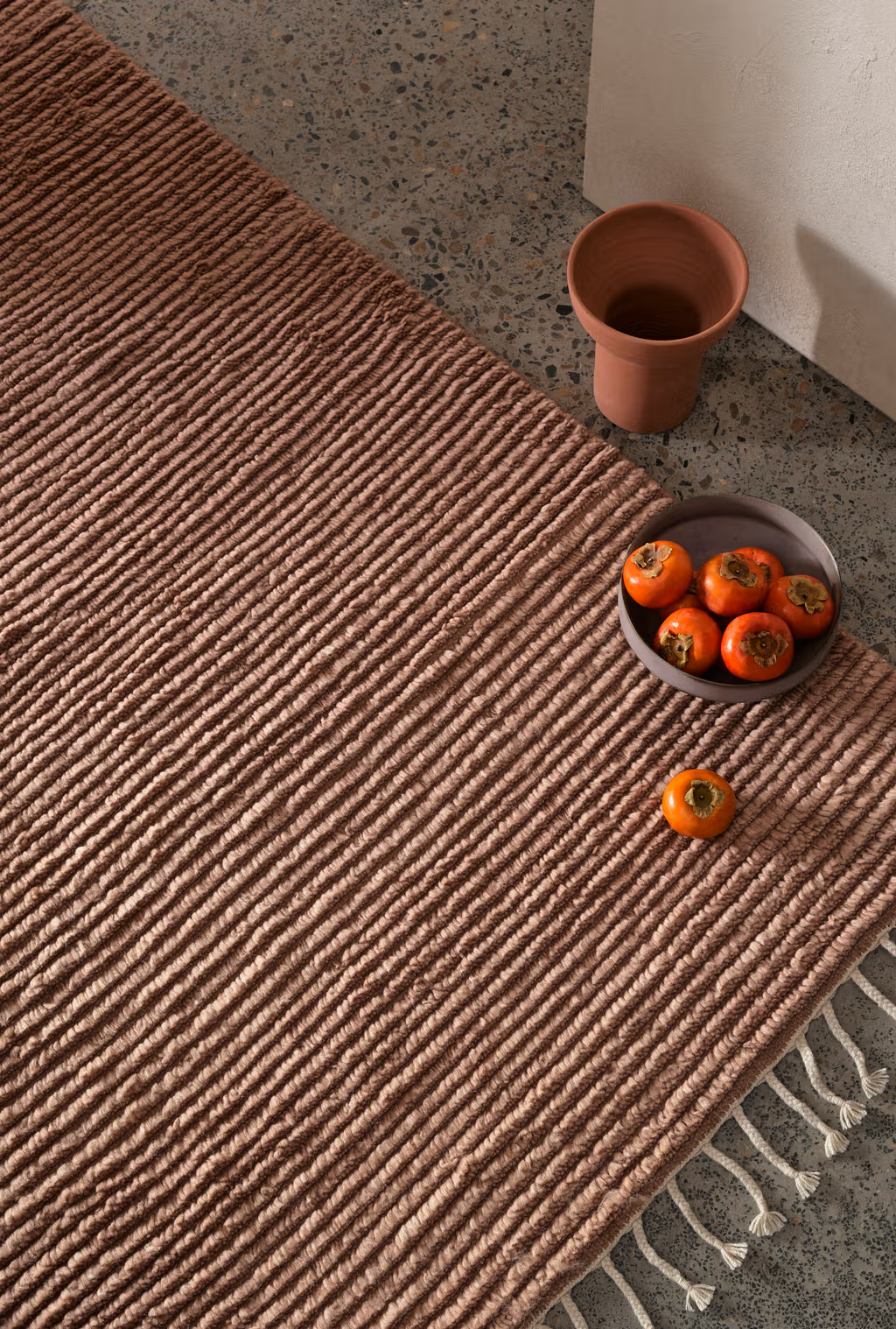 Armadillo Malawi Wool Rug | Blush *Dropship Only*