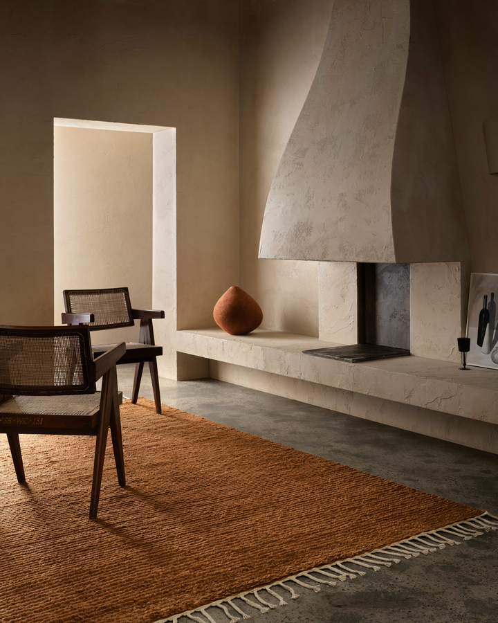 Armadillo Malawi Wool Rug | Saffron *Dropship Only*