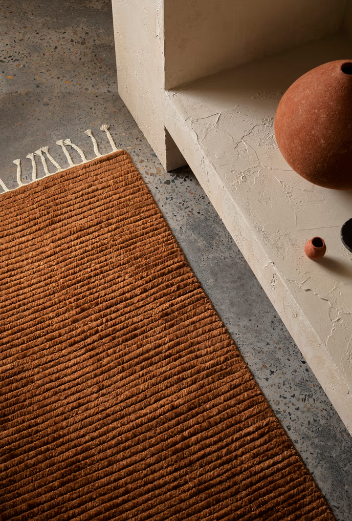 Armadillo Malawi Wool Rug | Saffron *Dropship Only*