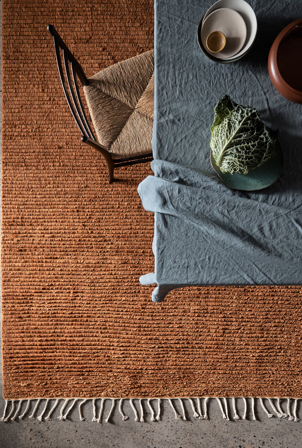 Armadillo Malawi Wool Rug | Saffron *Dropship Only*
