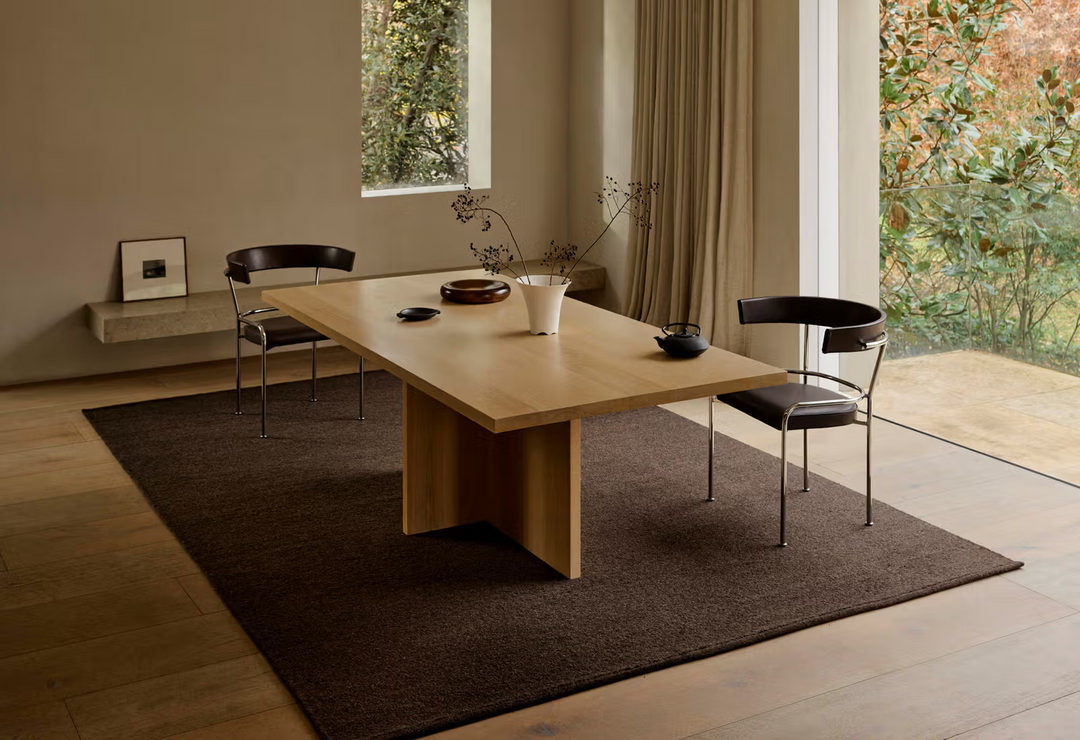 Armadillo Aspen Wool Rug | Peat *Dropship Only*