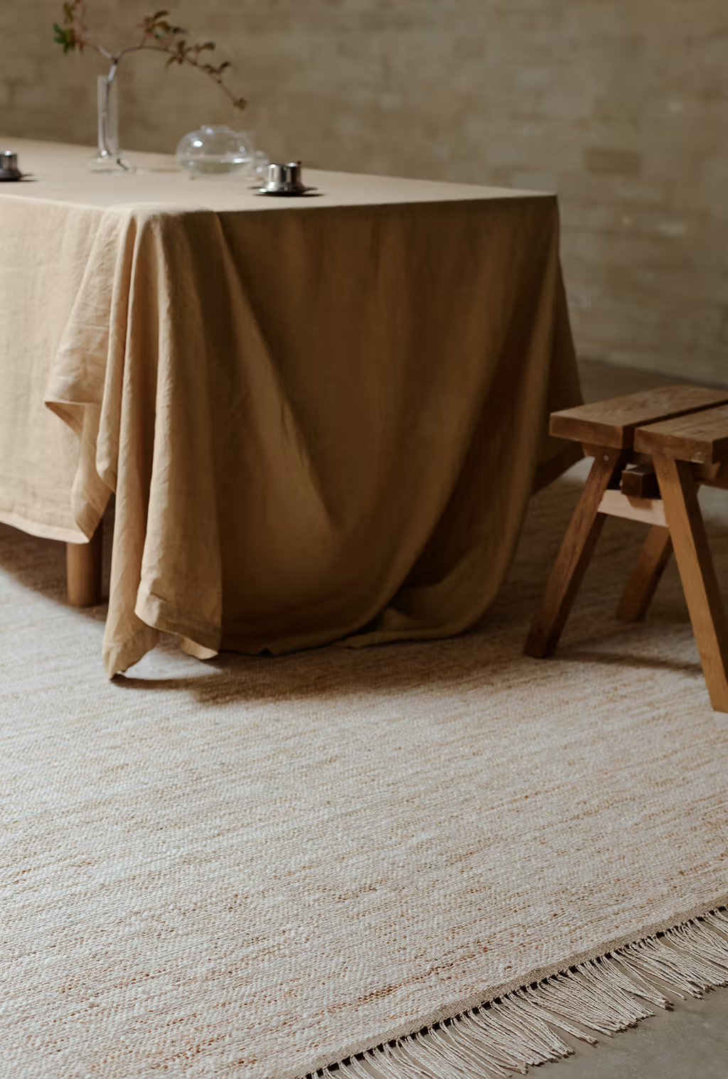 Armadillo Willow Rug | Eggshell *Dropship Only*