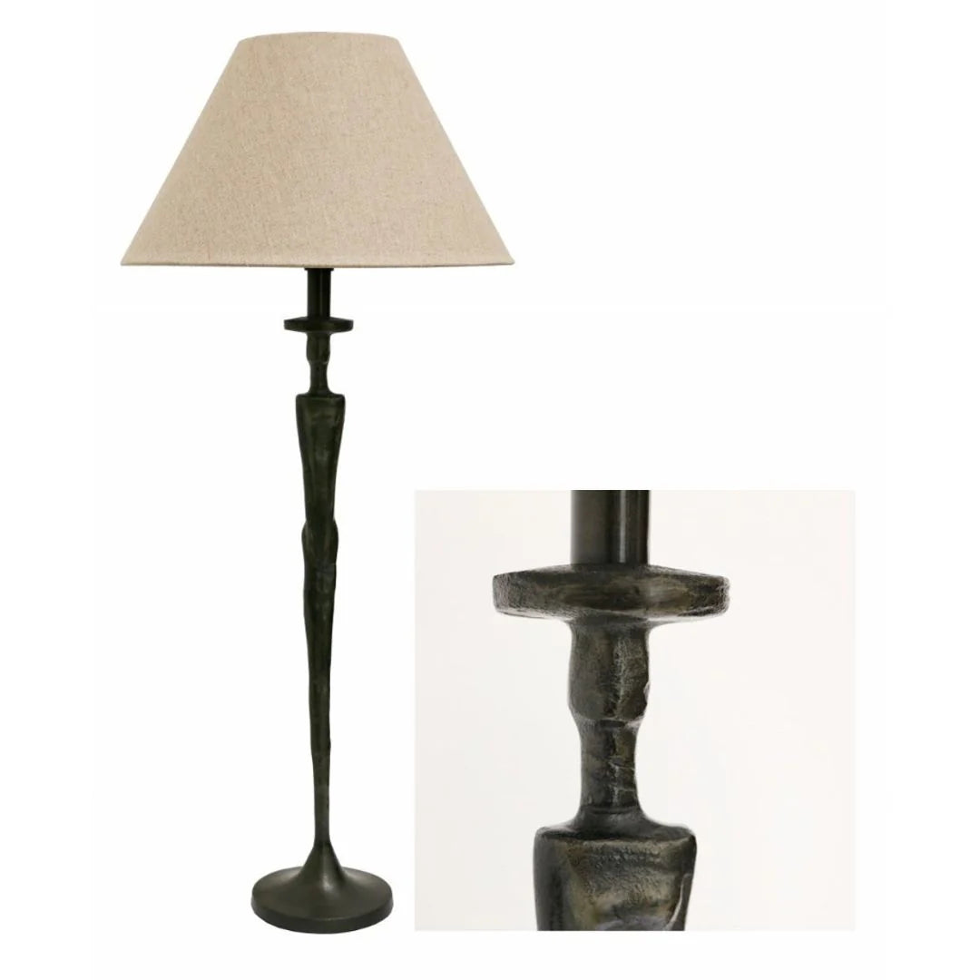 La Femme Lamp Base | Dark Bronze Black Finish | H80cm