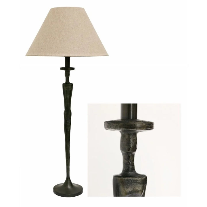 La Femme Lamp Base | Dark Bronze Black Finish | H80cm