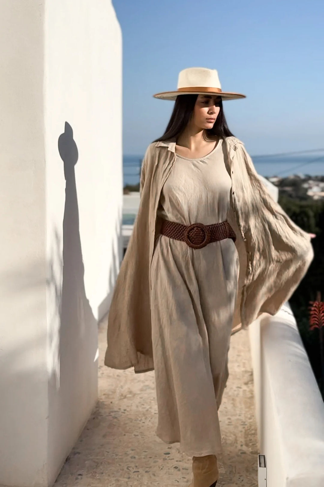 Bypias | Adele Shirt Dress | Cashmere