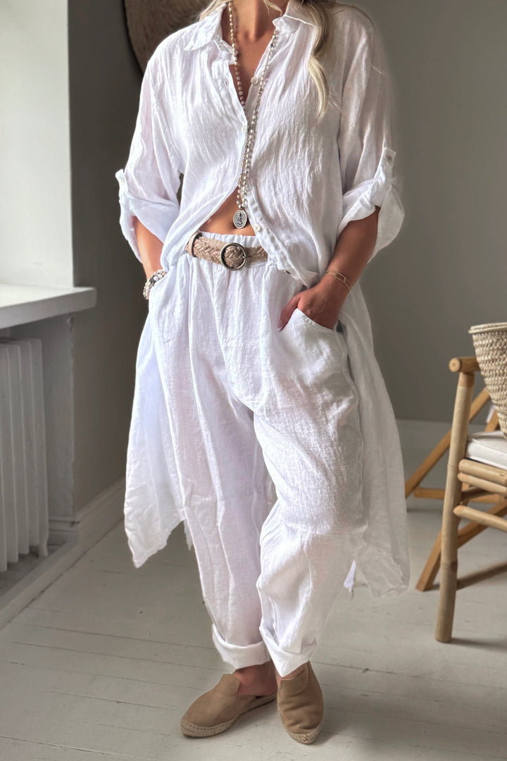 Bypias | Adele Shirt Dress | White