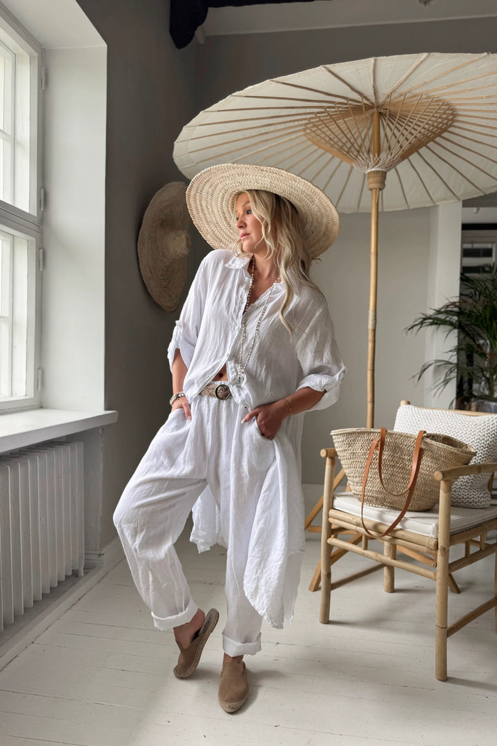Bypias | Adele Shirt Dress | White