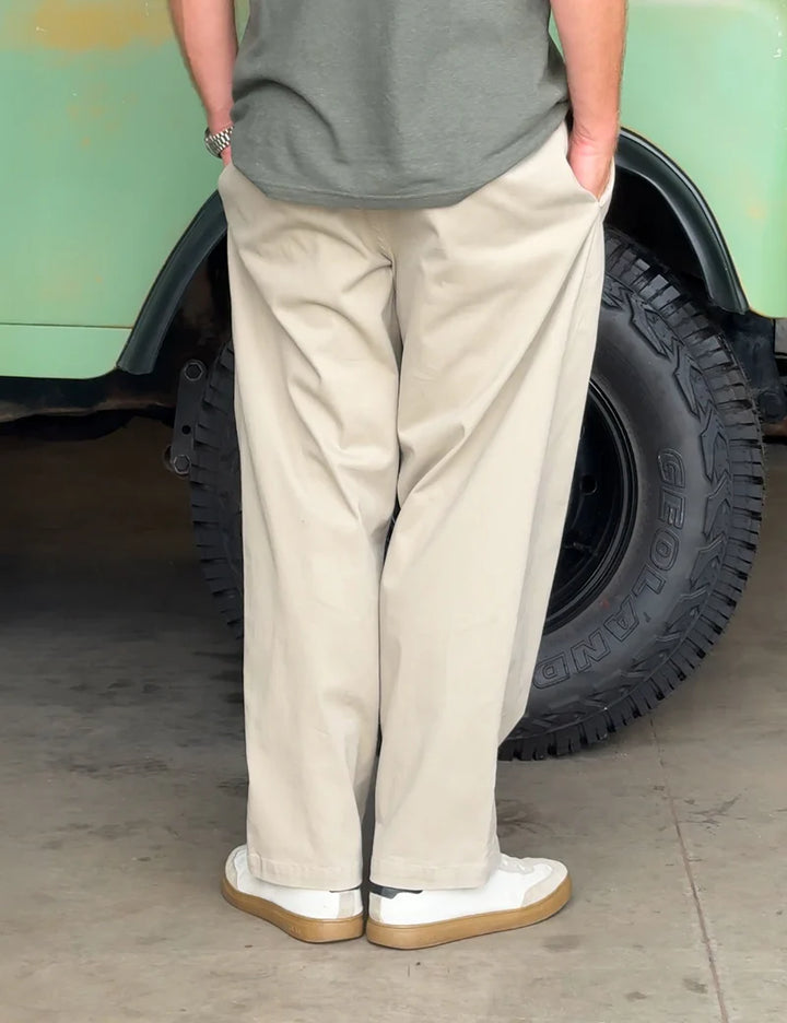 Simple | Brooklyn Cotton Pant | Stone