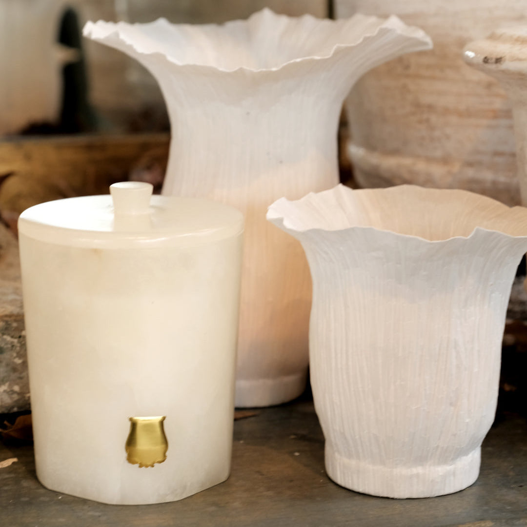 Open Bell Paper Tealight Holder | H 18cm | Made in France