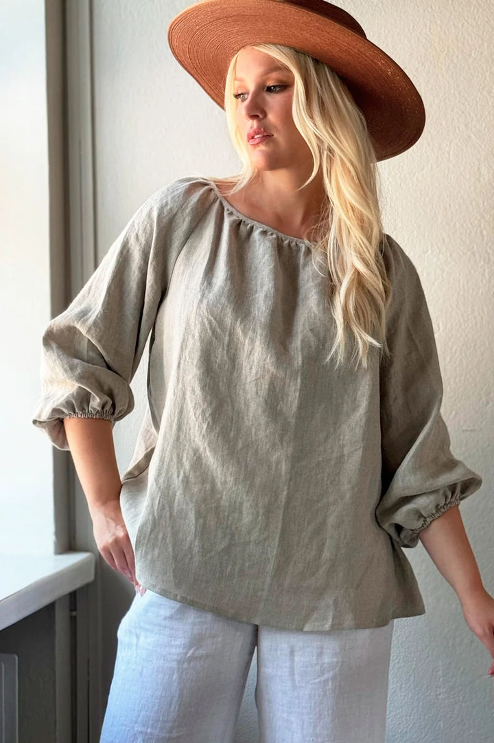 Bypias | Analise Linen Shirt | Natural