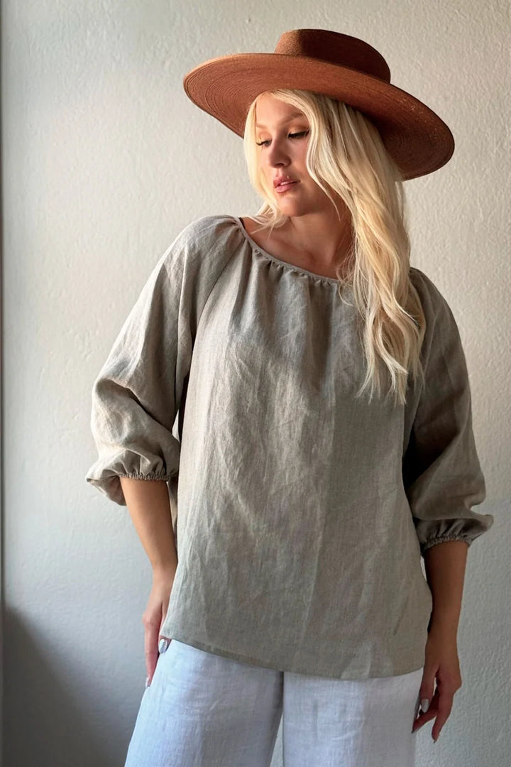 Bypias | Analise Linen Shirt | Natural