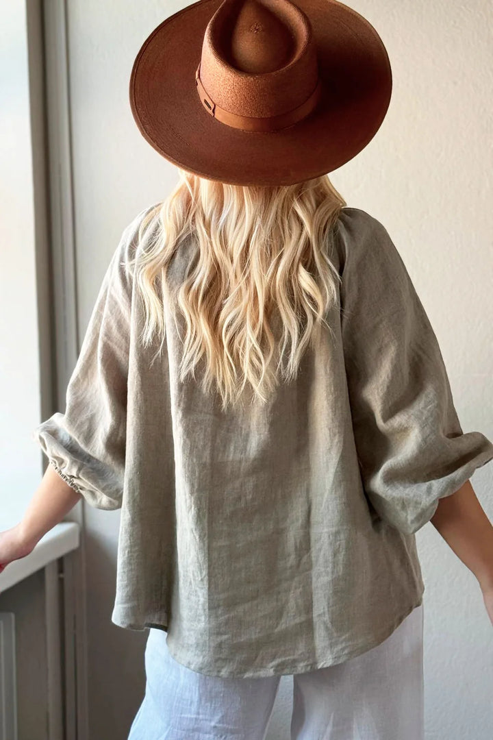 Bypias | Analise Linen Shirt | Natural