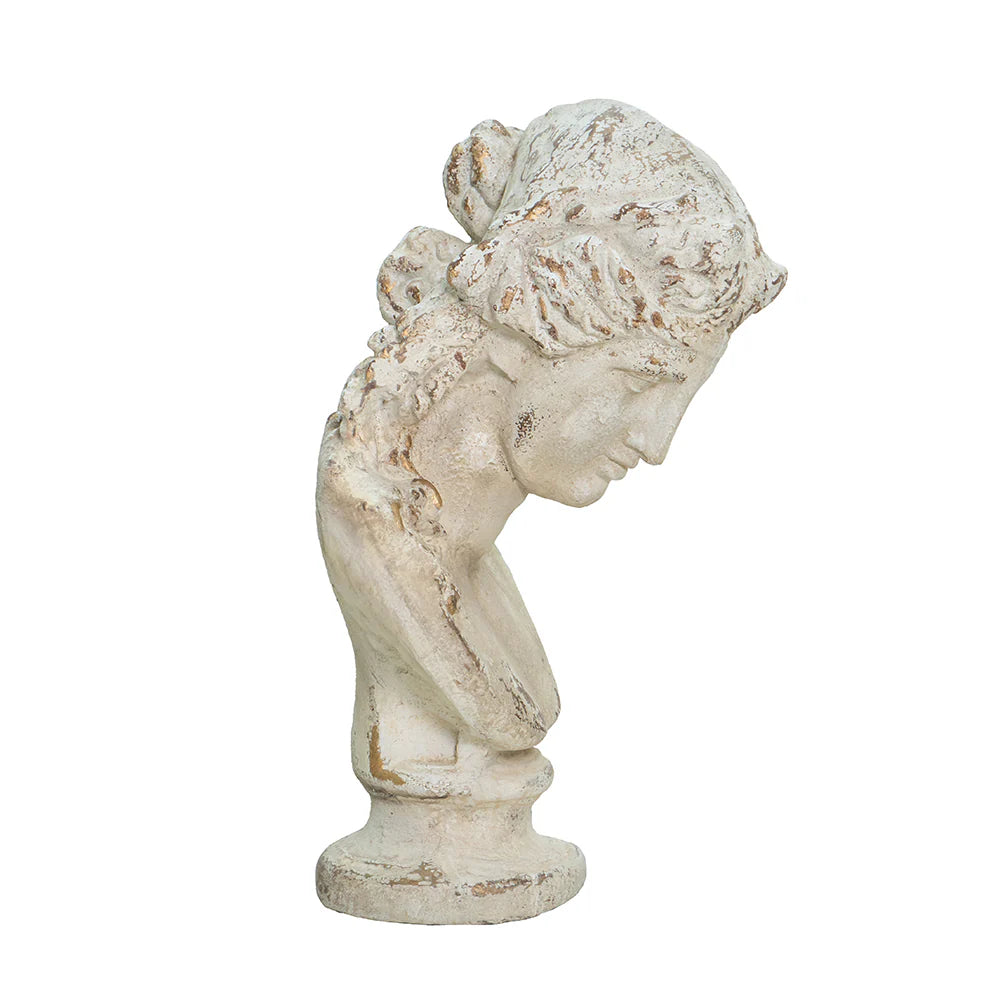 Classic Magnesium Bust Statue of Female | 72cmH
