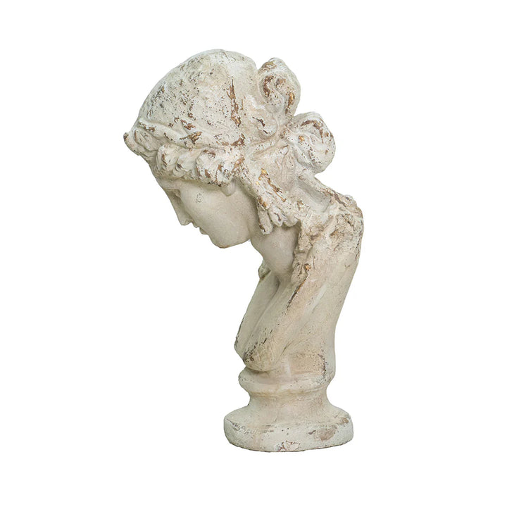 Classic Magnesium Bust Statue of Female | 72cmH