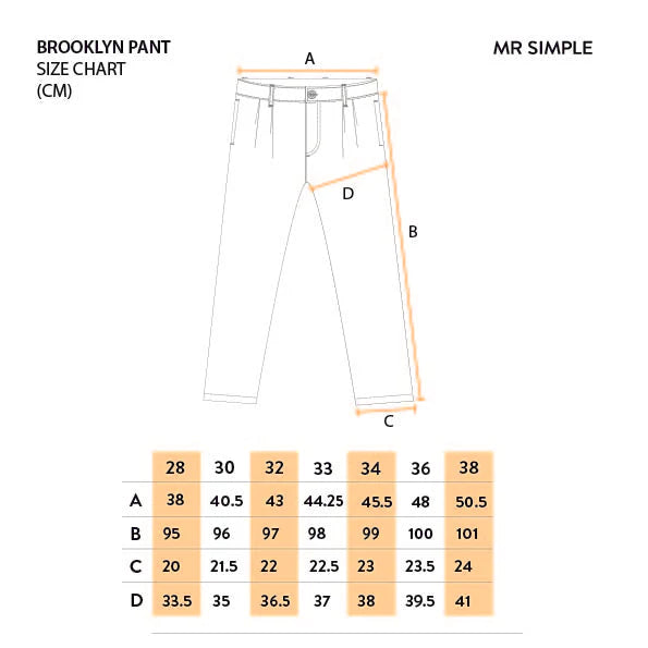 Simple | Brooklyn Linen Pant | Natural