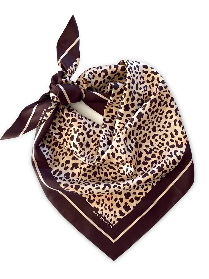 Dark Hampton | Bailey Large Silk Scarf