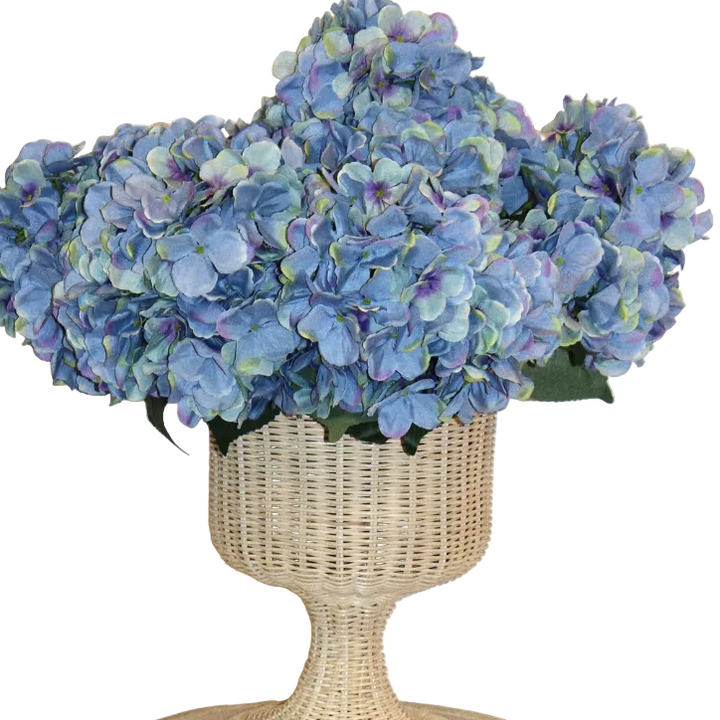 Faux Hydrangea Bundle Blue | 55cm