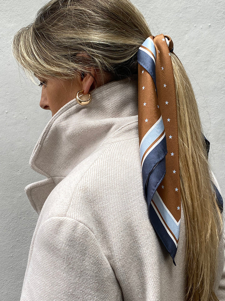 Dark Hampton | Borey Silk Petite Scarf
