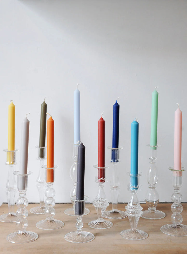 BOX OF 12 Dinner Candle | Ivory | Made in France (Pay for 11, Get 12)