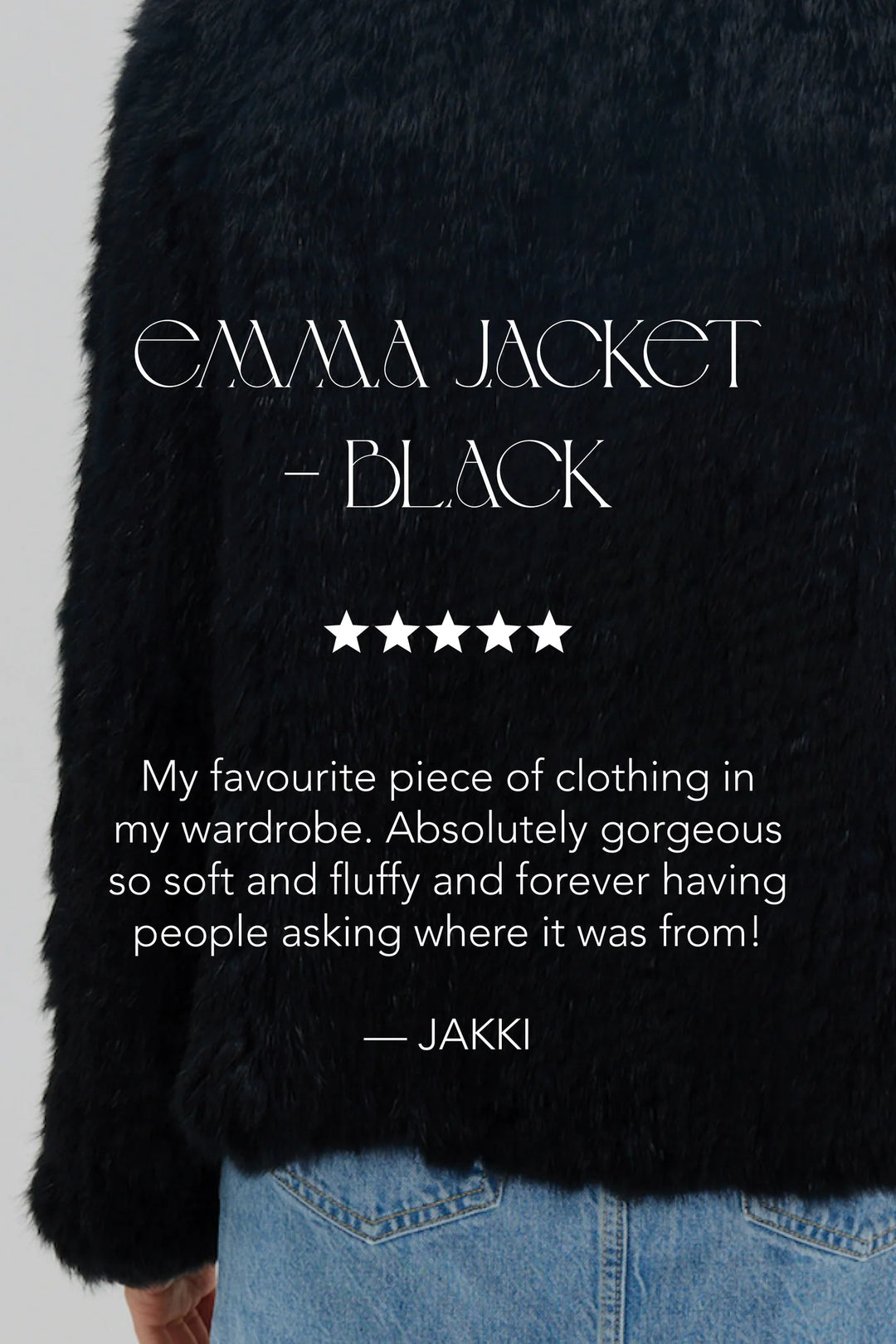 Bubish | Emma Faux Fur Jacket | Black