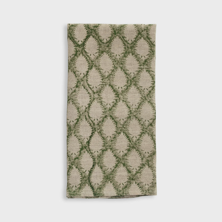 Cypress | SET OF 8 | Green Linen Napkin