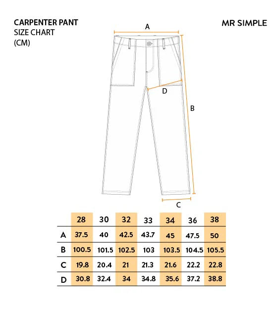 Simple | Carpenter Pant | Off White