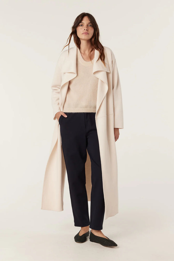 Cable | Parsons Merino Cardigan | Ecru