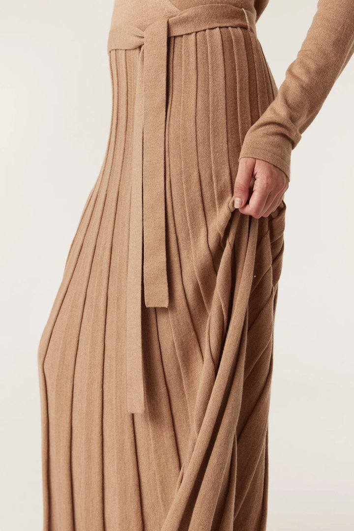 Cable | Holland Merino Dress | Camel