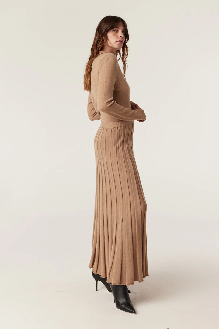Cable | Holland Merino Dress | Camel