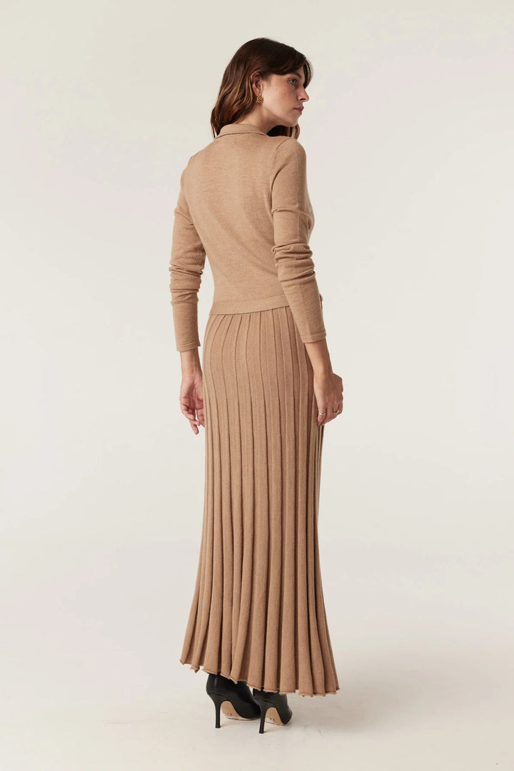 Cable | Holland Merino Dress | Camel