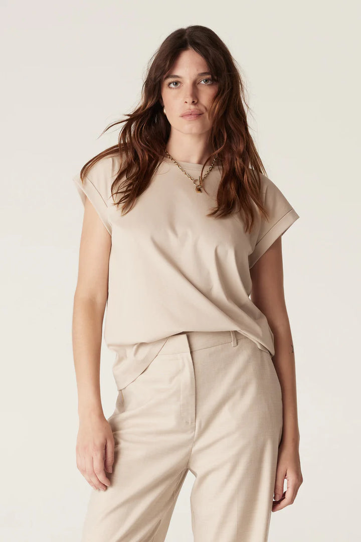 Cable | Pima Tee | Stone
