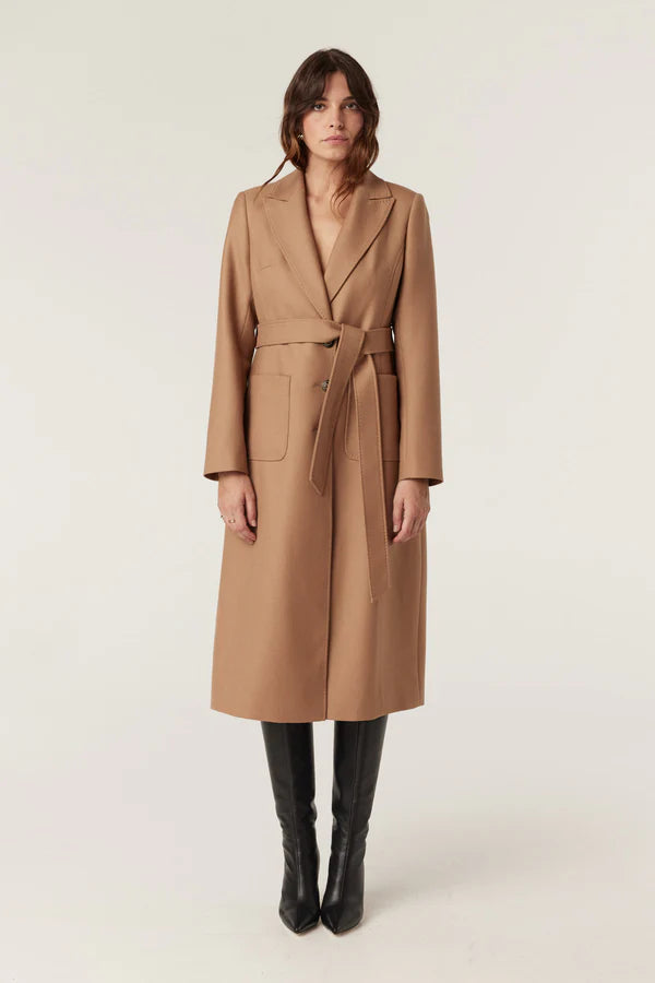 Cable | August Wool Coat | Camel