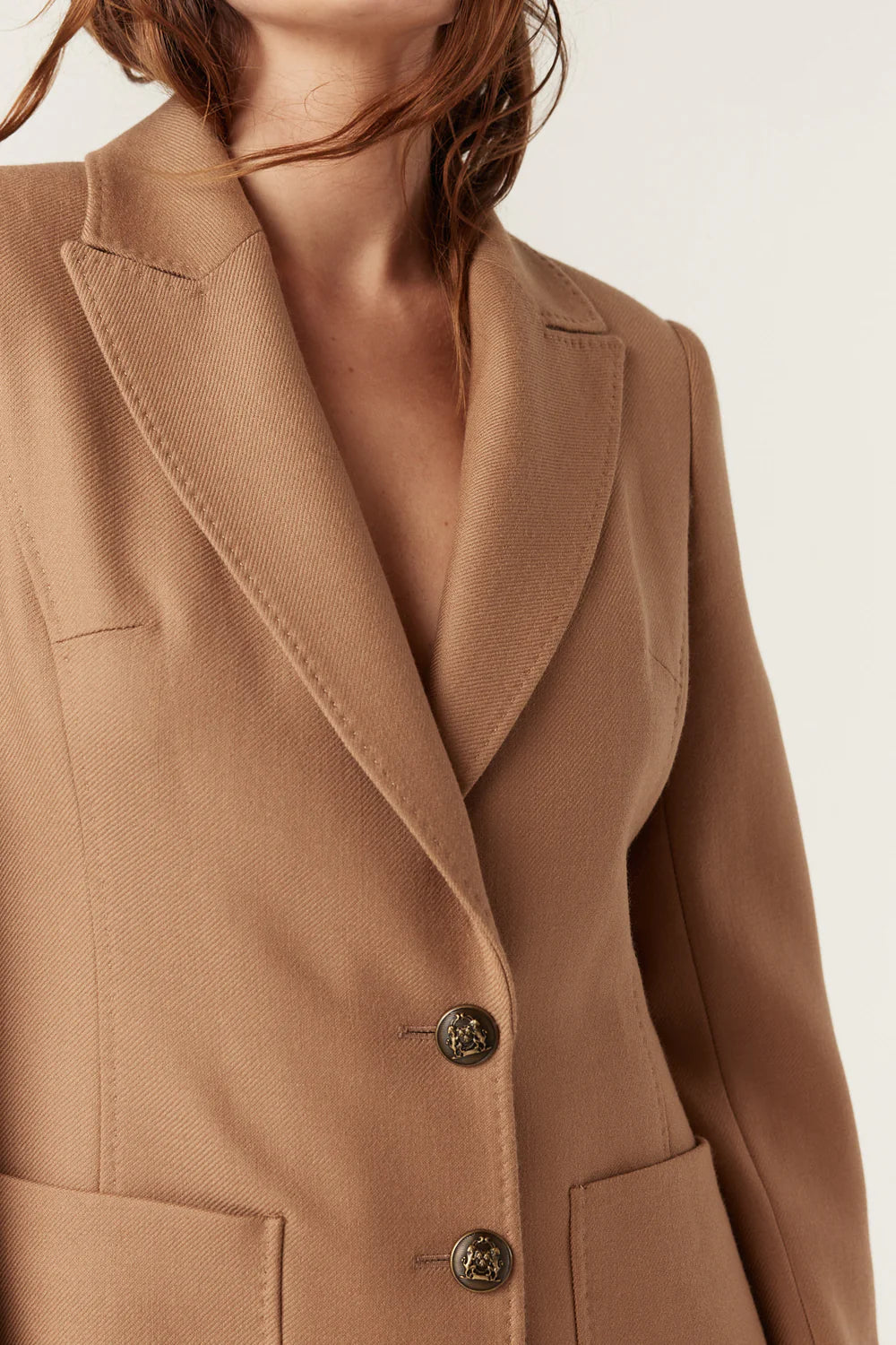Cable | August Wool Coat | Camel