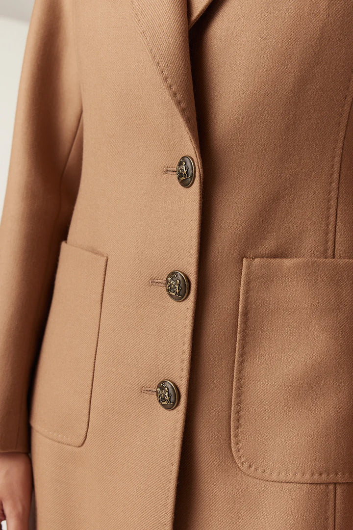 Cable | August Wool Coat | Camel