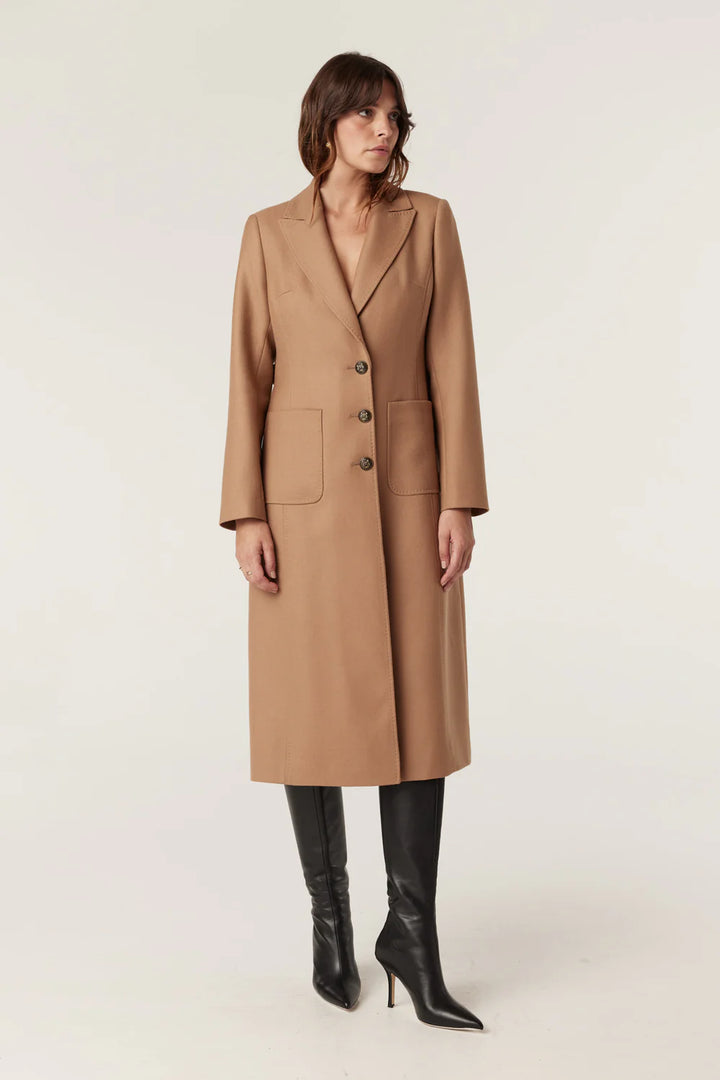 Cable | August Wool Coat | Camel