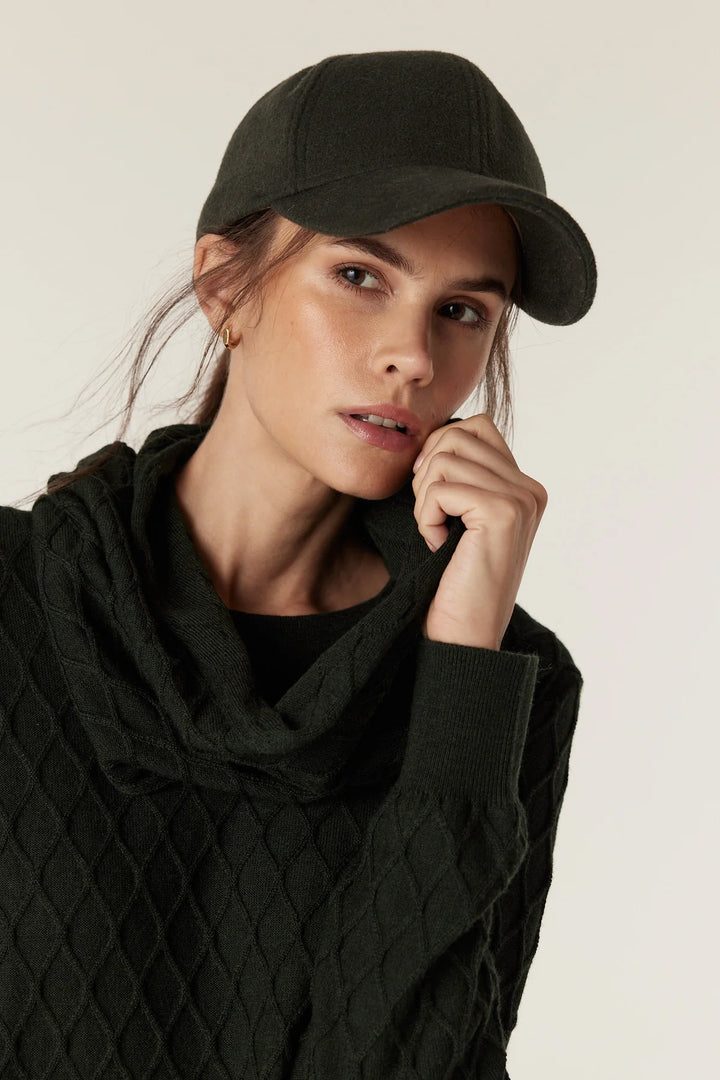 Cable | Hampden Merino Snood | Moss