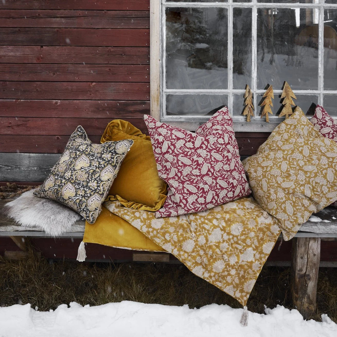 Jaipur | Ochre Cushion Cover | 50x50cm