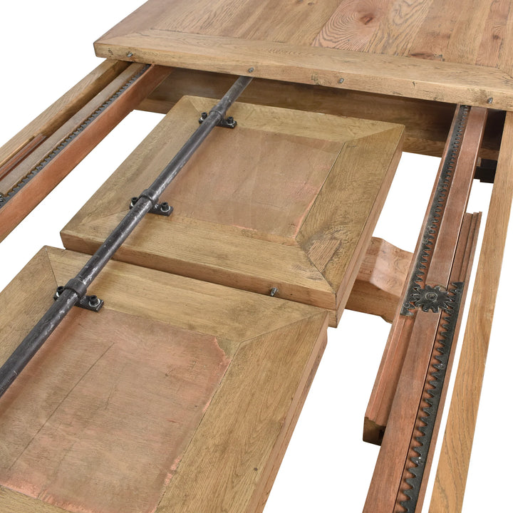 Solid Oak Butterfly Double Extension Dining Table W210/260/310 x D100 x H78cm