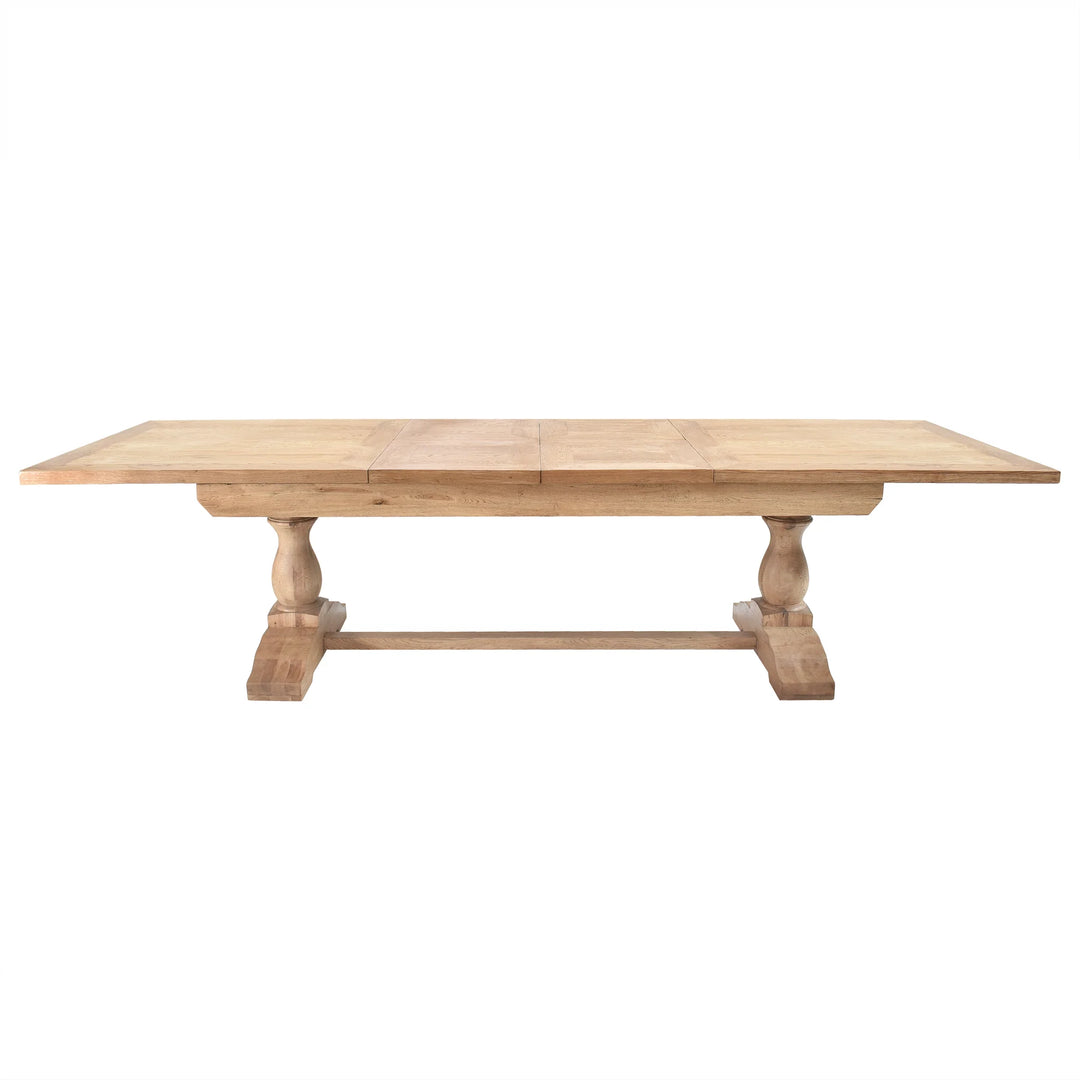 Solid Oak Butterfly Double Extension Dining Table W210/260/310 x D100 x H78cm