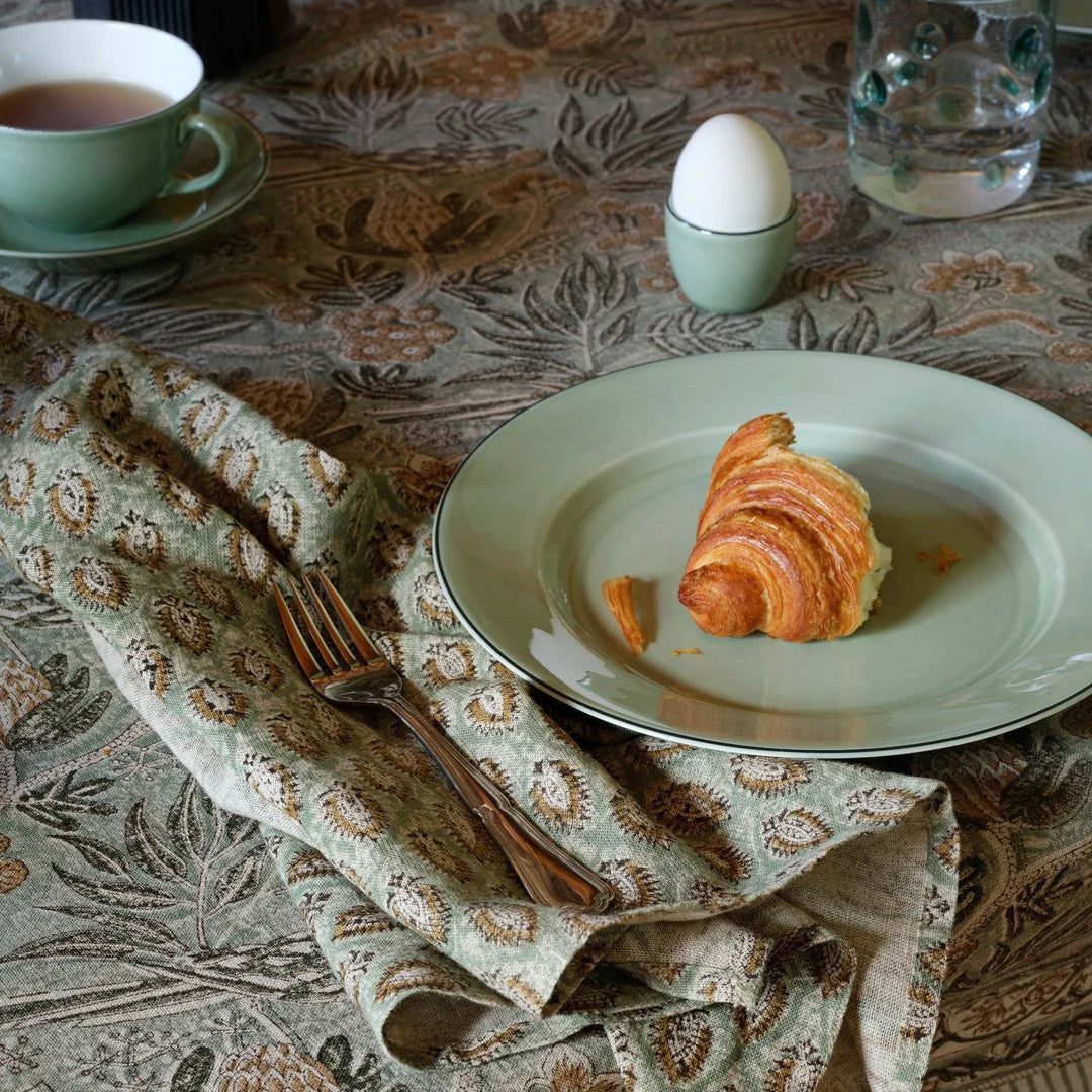 Cypress Parrot Linen Napkins | Seafoam | SET OF 2