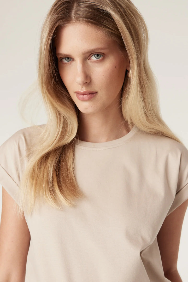 Cable | Pima Tee | Stone