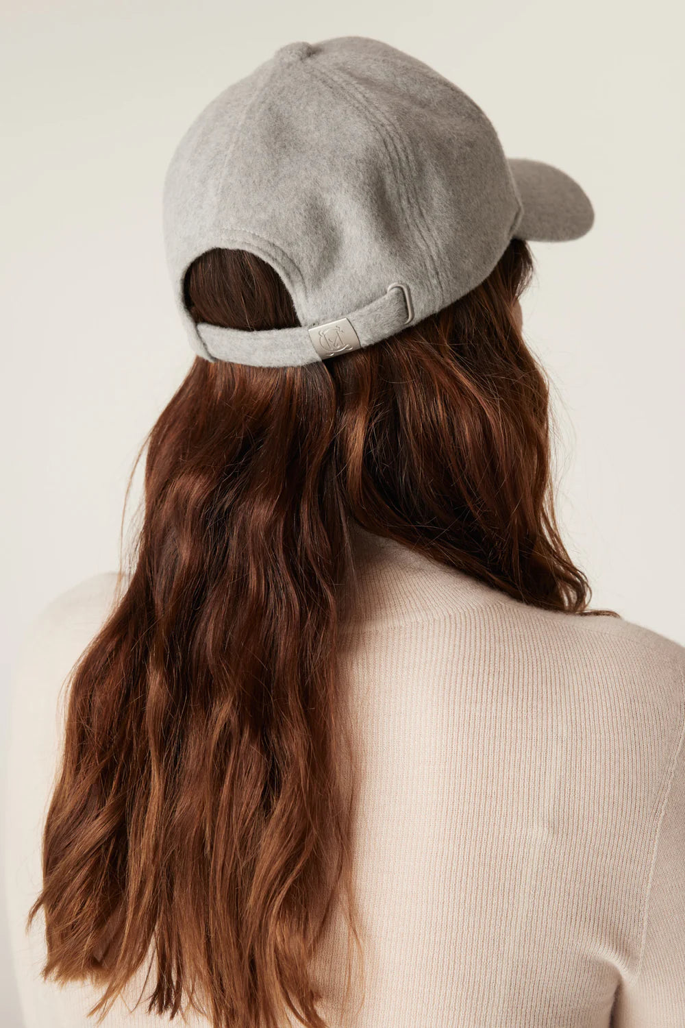 Cable | Wool Cashmere Cap | Grey Marle