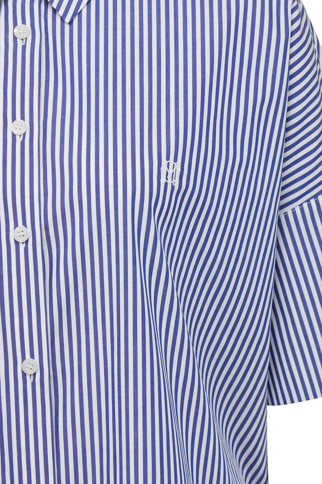 Cable | Cove Boxy Shirt | Blue Stripe