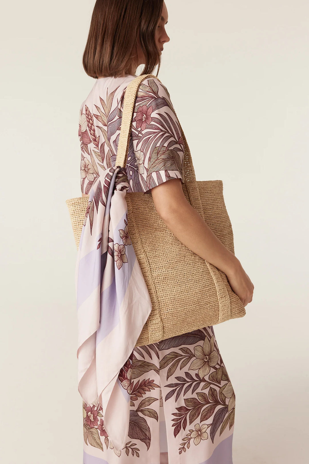 Cable | Erika Scarf | Paradise Print