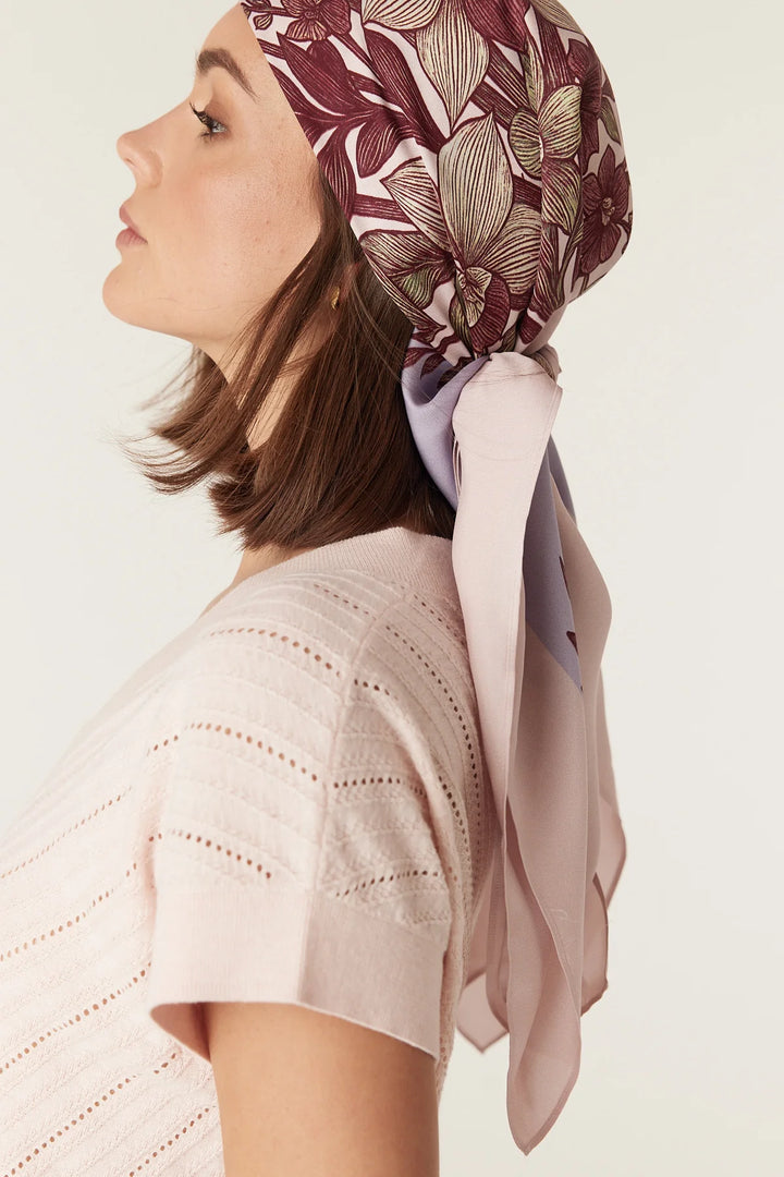 Cable | Erika Scarf | Paradise Print