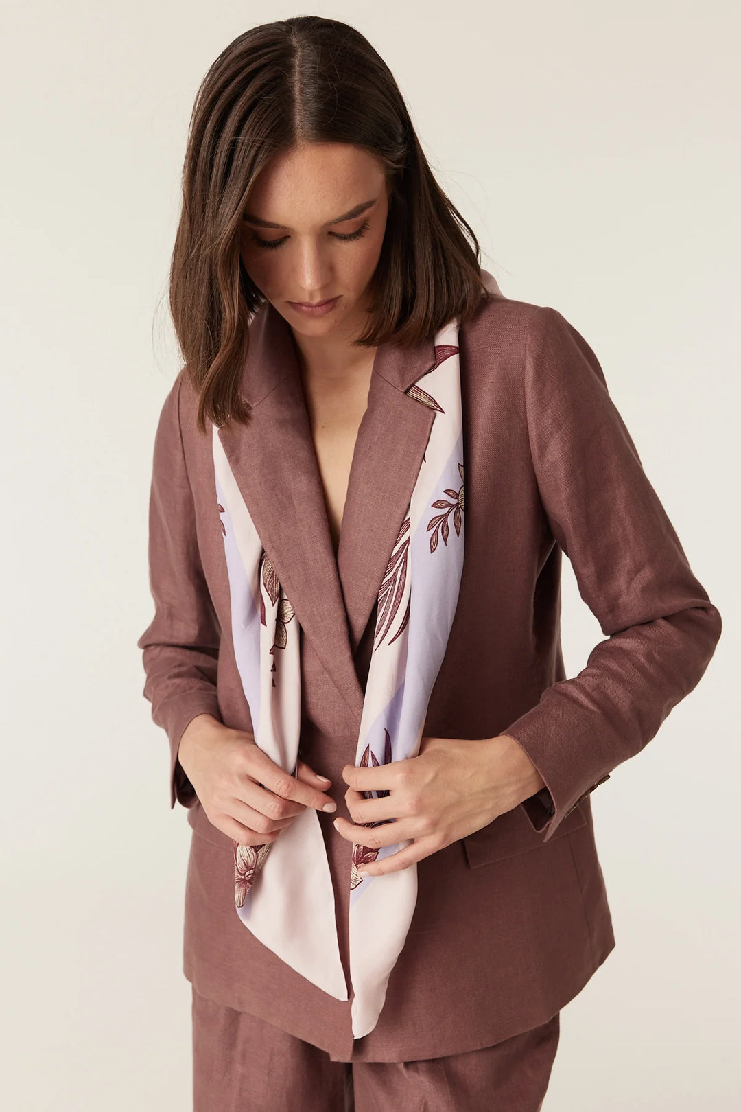 Cable | Erika Scarf | Paradise Print